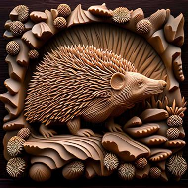 3D model hedgehog (STL)